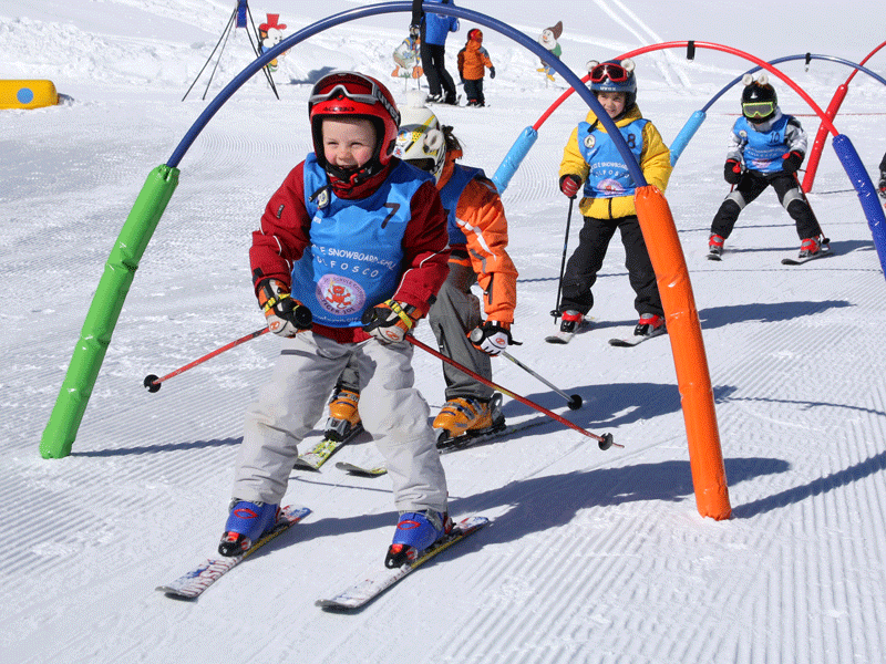 детские горные лыжи